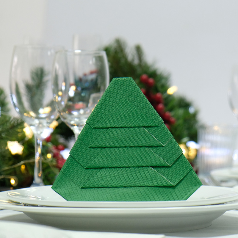 3D Christmas Tree Paper Napkins